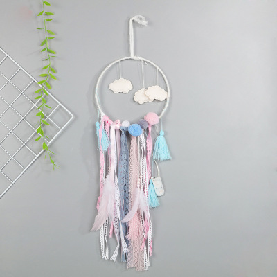 New product: Cloud Dreamcatcher indoor aerial decoration scene layout props made by hand