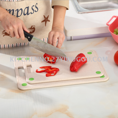 Home kitchen cutting board double-sided silica gel fruit cutting board