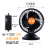 Huxin new 24V suction cup single head 4.5-inch large wind speed regulating vehicle fan HX-T702e