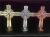 Foreign Trade Classical Simplicity Bronze Titanium Steel Color Jesus Cross Hanging Ornaments Catholic Holy Goods Christian Gift
