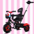 Children's tricycle baby bike 1-6 years old child bike with music flash buggy instead of hair