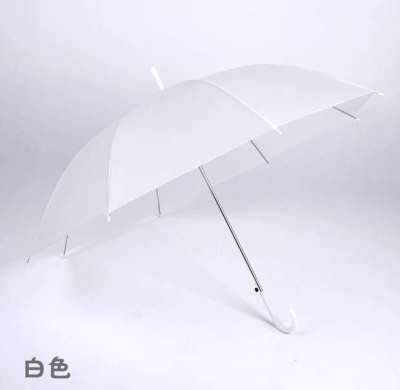 Semi-transparent Frosted EVA umbrel umbrella long handle student Graffiti performance semi-automatic batch customization
