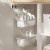 Kitchen storage box wall-mounted non-punch storage knife holder tools sandwiching drawer type
