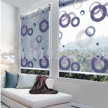 Shutter Curtain Double-Layer Lifting Pull Bead Shutter Living Room Toilet Balcony Day & Night Curtain Door Curtain Customization Manufacturer