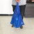 Big Blue Vest Bag Garbage Bag Household Thickened Disposable Portable Garbage Plastic Bag Customizable Wholesale