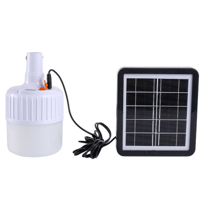 Solar LED Charging Light Globe Split Stall with Extension Line Night Market Outdoor Camping Power Outage Emergency Light