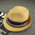 Summer Korean Beach Sun Block hat with wide Brimmed Straw Hat White top hat
