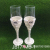 Wedding glasses Bride and groom Wedding champagne on glass fashion goblet Wedding supplies