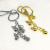 Good Luck Irregular Borehole Keychain Fu Lu Pendant Gift Small Wholesale Stall Supply