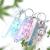 Wansheng animation creative cartoon cute rabbit seven colors rabbit magic color car key chain couple girl bag pendant