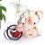 Key chain pendant bag accessories small gifts many cartoon magic color bear bell ornaments mobile phone gifts