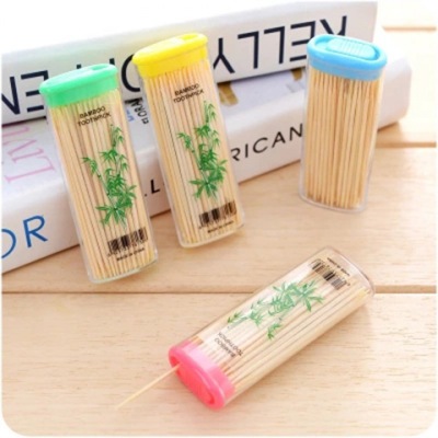 Creative Lighter Toothpick Box Disposable Bamboo Toothpick Portable Portable Toothpick Box Toothpick Holder with Bamboo Toothpick