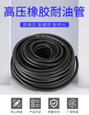 Engine Gasoline Tube Motorcycle Diesel Oil Pipe High Temperature Resistant Automotive Oil Tubing Rubber Fuel Pipe Hose High Pressure