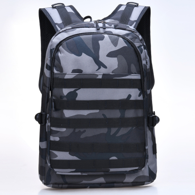 Backpack Fashion Camouflage Chicken Eating Level 3 Backpack Student Boys and Girls Junior High School Student Fashion 2033