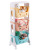 Children's plastic multi-layer shelf bedroom shelf toy trolley shelf