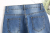 Popular European station original Single Foreign trade personality straps stretch show skinny jeans 08#
