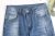 Popular European station original Single Foreign trade personality straps stretch show skinny jeans 08#