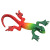 TPR Expandable Material Painted Lizard Painted Gecko Halloween Spoof Toys Can Be Stretched at Will