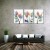 Modern Minimalist Forest Elk Painting Hanging Painting and Decorative Painting Living Room Hanging Painting Store Hotel Home Decoration Wall Painting Triple