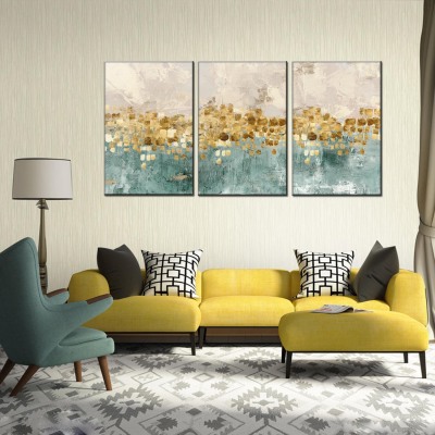 Modern Simple Abstract Painting Hanging Painting and Decorative Painting Living Room Painting Restaurant Hotel Wall Painting Triple