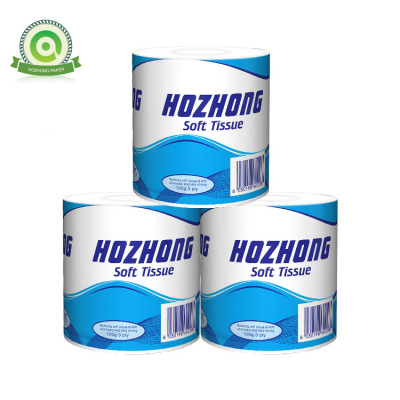 Factory Wholesale Foreign Trade Roll Paper Export Toilet Paper Hotel Company Toilet Hollow-Core Roll Tissue Africa Toilet Paper