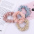 Girls' College Style Plaid Large Intestine Hair Ring Hair Rope Fabric Korean Hair Accessories Small Intestine Hair Ring