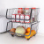 Hot style kitchen products floor shelf multi-functional multi-layer storage Basket Iron storage shelf