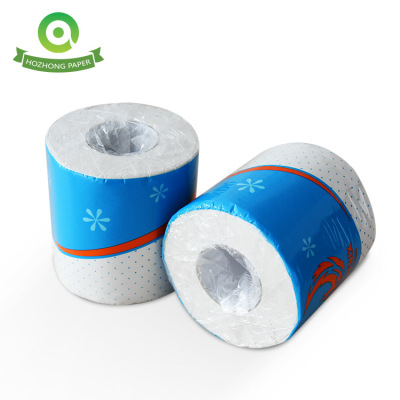 Hezhong Toilet Paper Factory Customized Recycled Hollow-Core Roll Paper Exported to Africa OEM Toilet Bung Fodder Toilet Paper