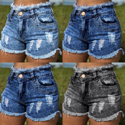 Wish cross-border sourcing of foreign trade Women's Wear hot style sexy jeans short 888 for Spring/Summer 2020