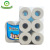 Hezhong Manufacturers Customize 6 Rolls of American and African Foreign Trade Export Toilet Paper Hollow-Core Sanitary Roll Paper for Business