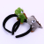 Korean Cute Little Dinosaur Headband Personalized High Elastic Hair Accessories Female Ins Internet Celebrity Mori Headwear Hair Fixer Device Hairpin