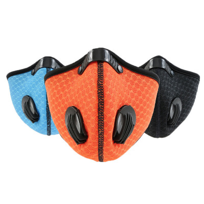 Cycling Mouth Mask Outdoor Running Anti-Haze Men's and Women's Bicycle Dustproof Activated Carbon Filter Mask KN95