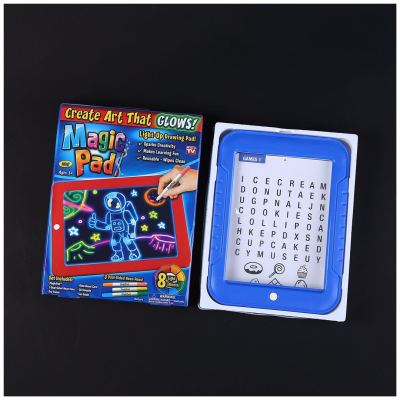 3D Magic Drawing Board Children's Educational Electronic Fluorescent Writing Board Mental Development Lighting Painting Drawing Board