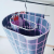 Circular spiral Clothes Rack sheet balcony can screw type multifunctional Bed Sheet Rack quilt Rack