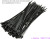 8 \\\" Nylon Zipper Cable tie flexible 50 LBS dino suitable for indoor and outdoor use (100PCS UV Black)