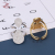 Spot Drill wei xiang Wall-to-Wall Design Ladies Elegant Wild Fashion Ring Size Drop-Shaped Upper and Lower Relative