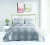 European thin air conditioning summer quilt yarn-dyed polyester cotton bedding 3 pcs set reversible jacquard bed cover