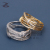Rose Gold yin se kuan Fashion Interlacing Ring Annual Personality Jewelry Ring Factory Spot Direct Sales