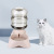 Plastic Scrub Curve pet feeder, automatic water feeder water Dispenser Cat Dog Bowl