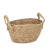 Nordic Straw Baskets Portable Woven Basket Living Room Home Straw Woven Storage Basket Green Plant Decoration Flowerpot