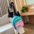 Foreign trade for small dinosaur Cartoon backpack for children the trend of Kindergarten School bag contrast color lovely backpack for children