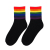 SocksColorful rainbow stockings Striped Japanese stockings street Korean candy colored sports socks