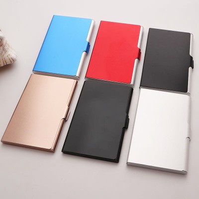 Aluminum alloy card holder business card box color half color thickness 5mm 7mm 8mmLOGO custom gifts