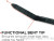 Nylon Zipper Cable tie TR Industry TR15299 multi-purpose Cable tie (100)18 inch Black
