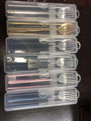 Stainless steel cutlery spoon, stainless steel tableware manufacturers public spoon, public chopsticks