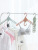 Nordic multi - functional hanger hook household space Storage Accessories non-slip folding 10 hole clothes hanger