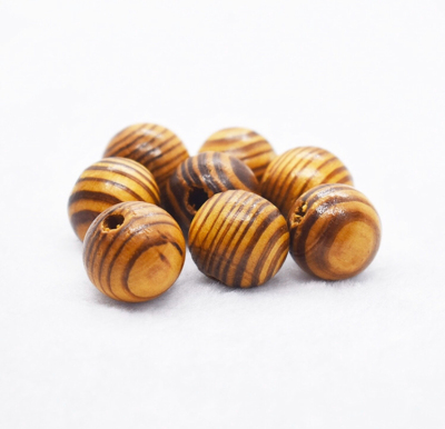Wood Beads System Color Beads Stripes beads beads loose beads Accessories DIY
