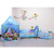 New Hot Push Children's Tent Three-in-One Indoor Game House Folding Three-Piece Set Underwater World Ocean Ball Pool