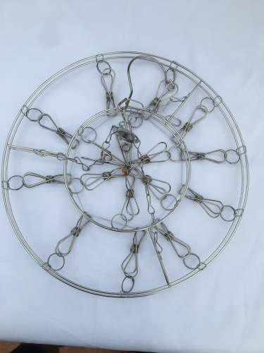 Multifunctional Stainless Steel Towel Underwear Socks Clothes Pin Multi-Head Stainless Steel Clothes Hanger 16 Clips