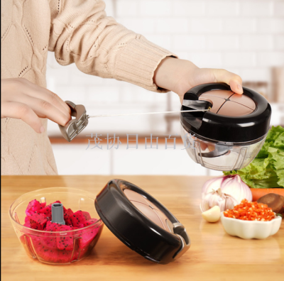 3-knife multi-functional vegetable cutter mincing machine mincing garlic kitchen tools kitchen supplies chopping utensil